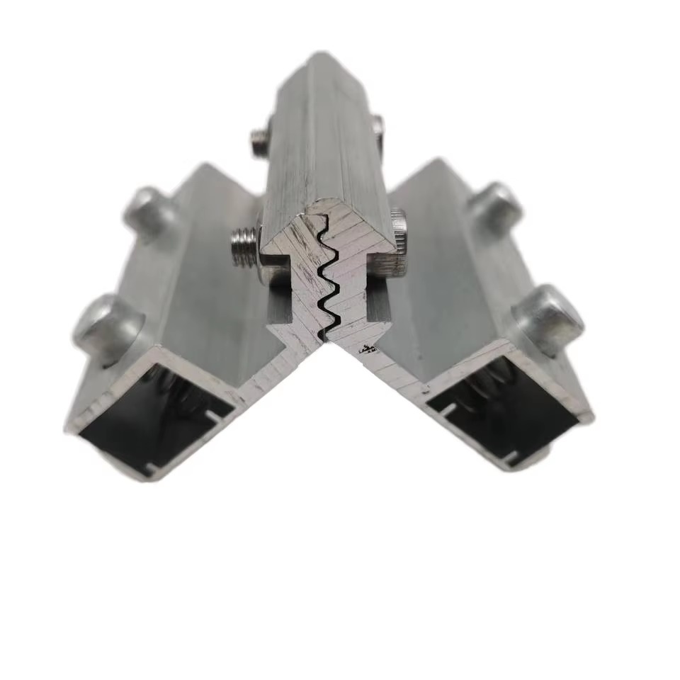 50 Series Aluminium Double-Hole Corner Connectors for Sliding Door ...