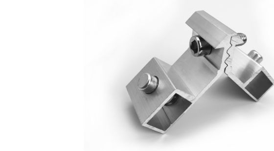 Die Cast 45 Degrees Straight Slice Aluminum Corner Connector