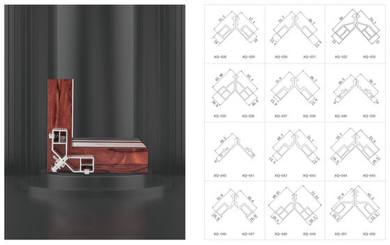 Die Cast 45 Degrees Straight Slice Aluminum Corner Connector