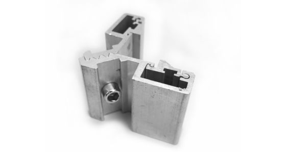 Die Cast 45 Degrees Straight Slice Aluminum Corner Connector